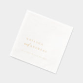 Mariage minimaliste chic contemporain (Gauche)