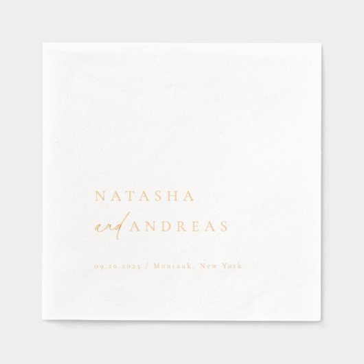 Mariage minimaliste chic contemporain (Recto)