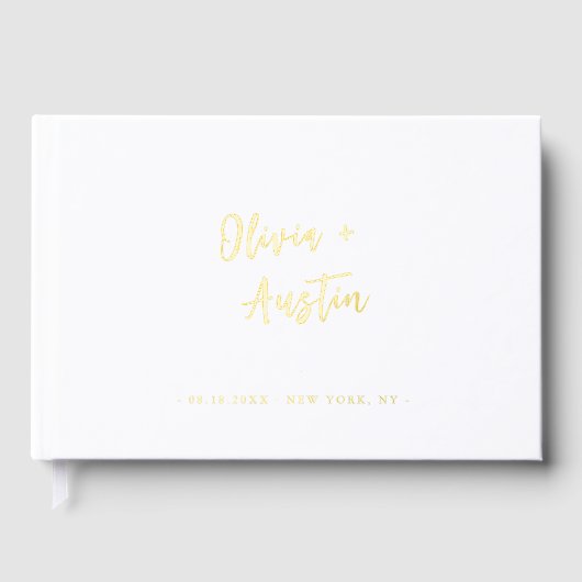 Mariage minimaliste chic moderne (Recto)