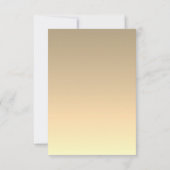 Mariage Minimaliste Choix de Menu (Dos)