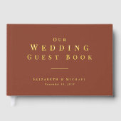 Mariage Minimaliste en Terracotta (Recto)