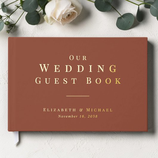 Mariage Minimaliste en Terracotta