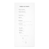 Mariage Minimaliste Esperluette | Programme | Code (Dos)