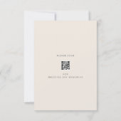 Mariage Minimaliste Merci Beige Doux (Dos)