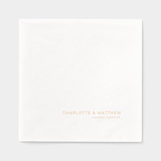 Mariage minimaliste moderne (Recto)