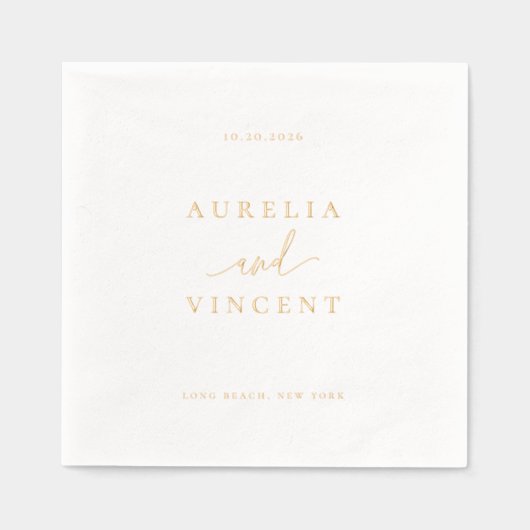 Mariage minimaliste moderne (Recto)