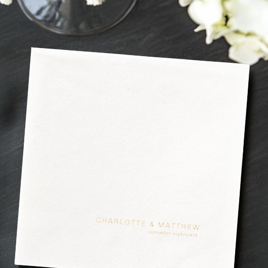 Mariage minimaliste moderne