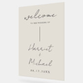 Mariage minimaliste moderne Accueil (Angle)