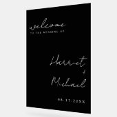 Mariage minimaliste moderne Accueil (Angle)