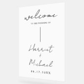 Mariage minimaliste moderne Accueil (Angle)