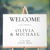 Mariage minimaliste moderne Accueil (Neutre)