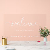 Mariage minimaliste moderne Accueil (Mariage)