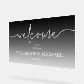Mariage minimaliste moderne Accueil transparent No (Angle)
