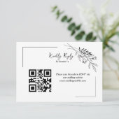 Mariage minimaliste moderne Kindly RSVP (Debout devant)