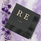 Mariage minimaliste Monogramme