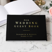 Mariage Minimaliste Noir