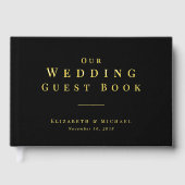 Mariage Minimaliste Noir (Recto)