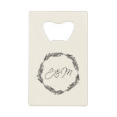 Mariage minimaliste personnalisé Faveur (Devant)