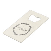 Mariage minimaliste personnalisé Faveur (Devant Angle)