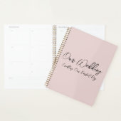 Mariage Minimaliste Rose Poussiéreux (Devant avec enveloppe)