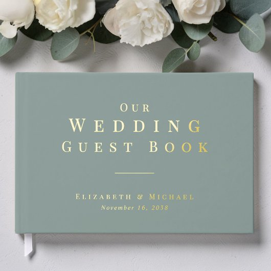 Mariage Minimaliste Vert Sauge