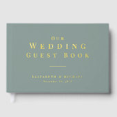 Mariage Minimaliste Vert Sauge (Recto)