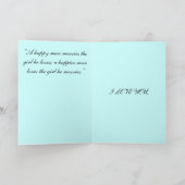 mariage miracle, je t'aime carte (Intérieur)