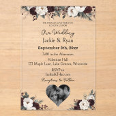 Mariage modèle photo Botanique Translucide (Recto)