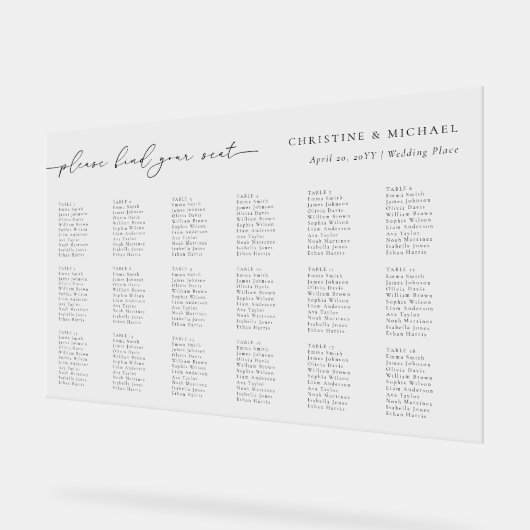 Mariage moderne acrylique 18 Tableau  (Angle)