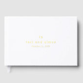 Mariage Moderne au Monogramme Intemporel (Recto)