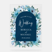 mariage moderne bleu blanc foncé (Recto)