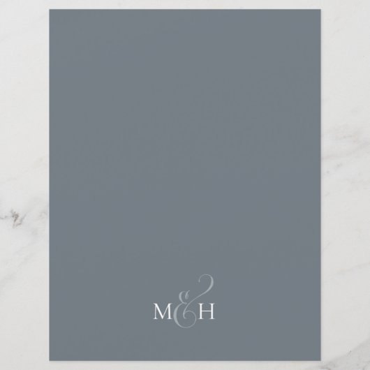 Mariage Moderne Calligraphie Cartes de script et c (Dos)
