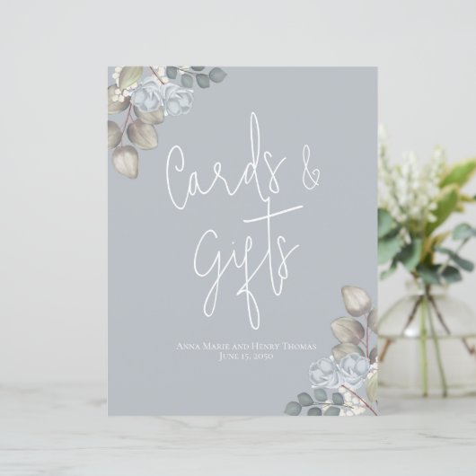 Mariage Moderne Calligraphie Cartes de script et c (Debout devant)