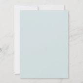Mariage moderne Citrus avec Initiales Invitation (Dos)