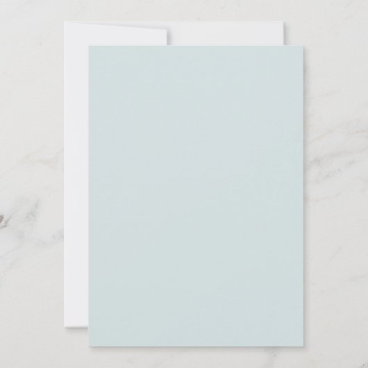 Mariage moderne Citrus avec Initiales Invitation (Dos)