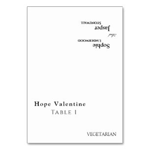 Mariage moderne classique Carte pliable Place