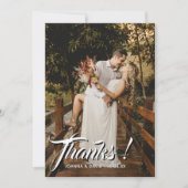 Mariage moderne classique Merci Photo Champagne Go (Devant)