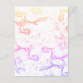 Mariage moderne coloré Rainbow Mist Modèle (Dos)