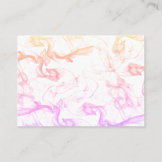 Mariage moderne coloré Rainbow Mist Modèle (Dos)