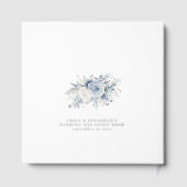 Mariage moderne Dusty Blue Florals (Verso)