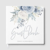 Mariage moderne Dusty Blue Florals (Recto)