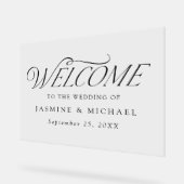 Mariage moderne élégant de typographie noire Accue (Angle)