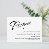 Mariage moderne Faire-part reportée (Debout devant)