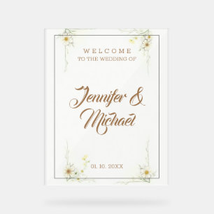 Mariage Moderne Minimaliste Cute de Bienvenue