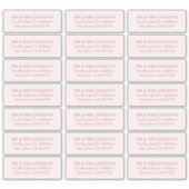 Mariage moderne minimaliste Étiquettes de adresse  (Devant)