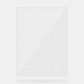 Mariage moderne moderne moderne - Carte de siège c (Recto)