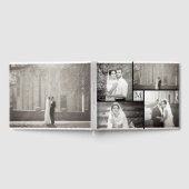 Mariage moderne Monogramme 4 Photo Collage Livre d (Complet)