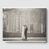 Mariage moderne Monogramme 4 Photo Collage Livre d (Verso)