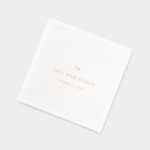 Mariage Moderne Monogramme Intemporel (Gauche)