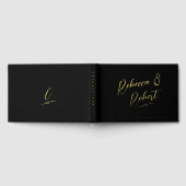 Mariage Moderne Monogramme Noir Or (Complet)